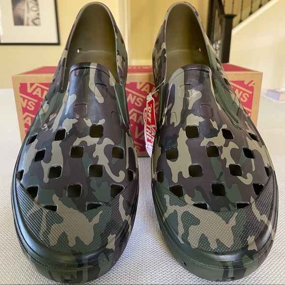 Vans Trek Slip-On CAMO US Men's 12 Waterproof - Picture 6 of 8